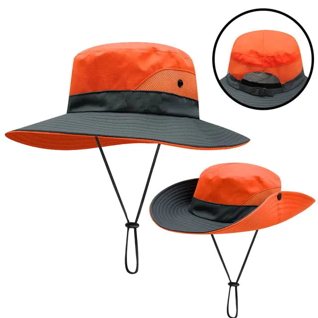 Camping and Outdoor Sun Block Hat