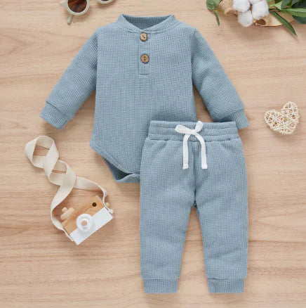 Toddler 2Pcs Suit Long Sleeve Romper